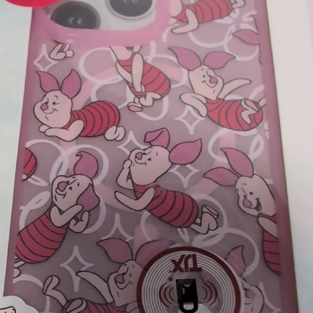 Disney Pink Winnie the Pooh iPhone 13/14 Pro Max Phone Case Piglet